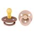 BIBS Fopspeen Two Pack Natuurlijk Rubber Woodchuck/Blush Maat 2
