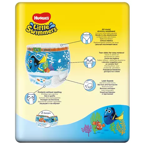 Huggies Little Swimmers Zwemluiers Maat 5-6 Medium 12-18 kg 11 stuks