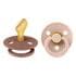 BIBS Anatomische Fopspeen Two Pack Natuurlijk Rubber  Woodchuck/Blush Maat 2
