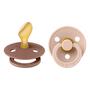 BIBS Anatomische Fopspeen Two Pack Natuurlijk Rubber  Woodchuck/Blush Maat 2