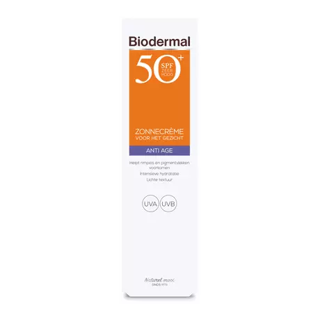 Biodermal Anti Age Zonnecrème voor het gezicht SPF50 40 ML