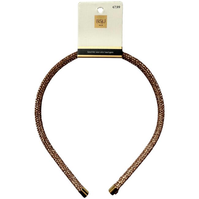 BiSjU Glitter Haarband Smal Goud