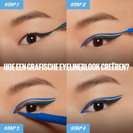 Maybelline New York Hyper Precise All Day Liquid Eyeliner 720 Parrot Cobalt