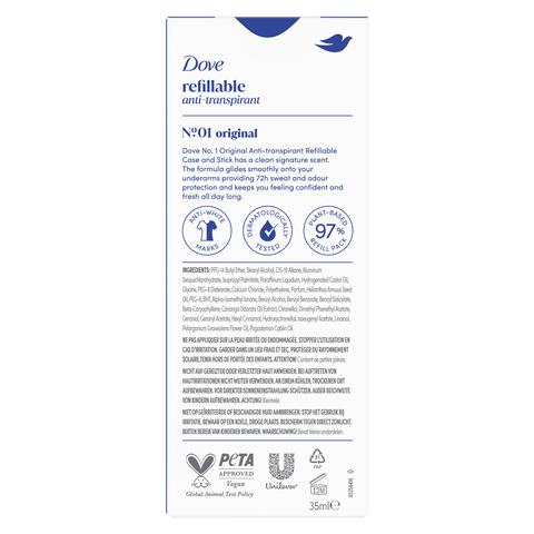 Dove Original Antiperspirant Deodorant Refillable Starter Kit