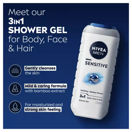 NIVEA MEN Sensitive Douchegel 250 ML