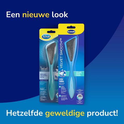 Dr.Scholl's Anti Eelt Voetvijl met 2 Kanten: Ruw en Glad