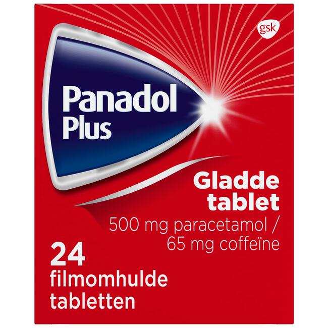 Panadol Plus Gladde Tablet Paracetemol Filmomhuld