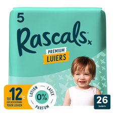 Rascals Premium Luiers Maat 5 13-18 KG 26 stuks