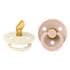 BIBS Anatomische Fopspeen Two Pack Natuurlijk Rubber  Ivory/Blush Maat 1