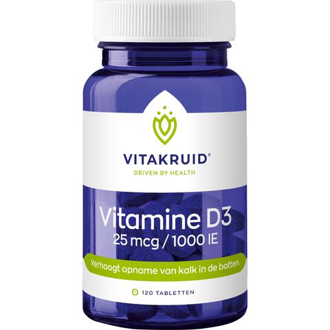 Vitakruid Vitamine D3 25 mcg / 1000 IE - 120 tabletten
