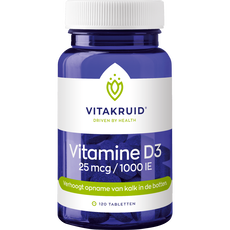 Vitakruid Vitamine D3 25 mcg / 1000 IE - 120 tabletten