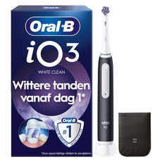 Oral-B iO3 Clean & Whiten Zwarte Elektrische Tandenborstel