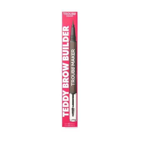Trouble Maker Teddy Brow 2-In-1 Gel + Brow Pen Dark Brown