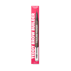 Trouble Maker Teddy Brow 2-In-1 Gel + Brow Pen Dark Brown