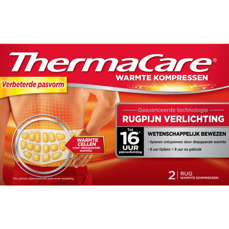 ThermaCare Rugpijn Warmte Kompressen 2 stuks