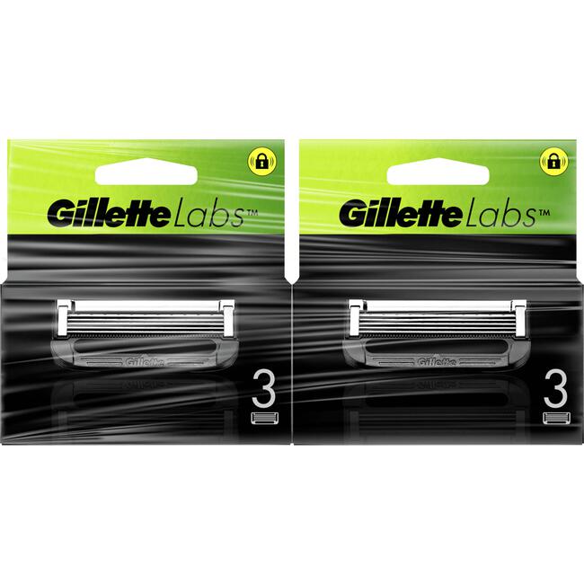 GilletteLabs Navulmesjes Duopak 2x3 Stuks