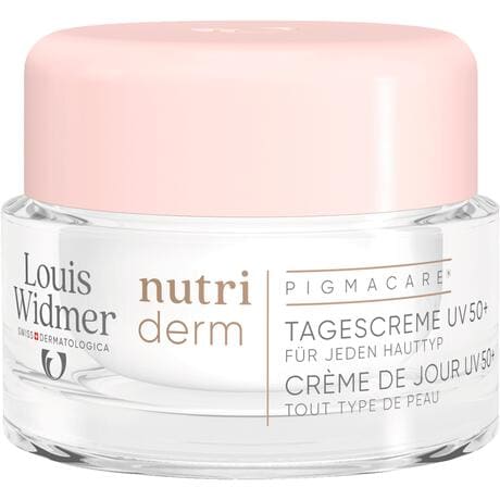 Louis Widmer nutriderm Pigmacare Dagcrème UV 50+ Zonder Parfum 50 ML