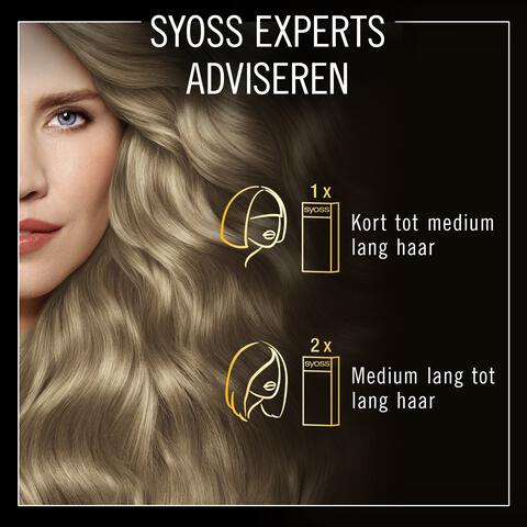 Syoss Oleo Intense Permanente Haarkleuring 7-58 Cool Beigeblond/Blond Beige Froid
