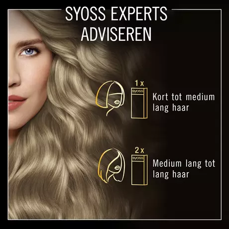 Syoss Oleo Intense Permanente Haarkleuring 7-58 Cool Beigeblond/Blond Beige Froid