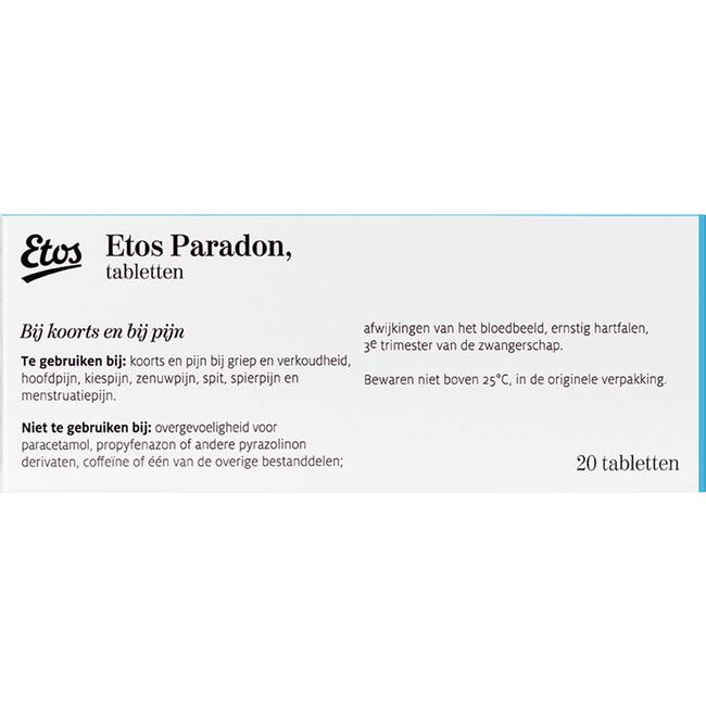 Etos Paradon Tabletten