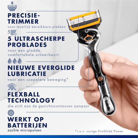 Gillette ProGlide Power Scheersysteem Met 1 Navulmesje