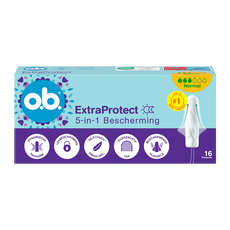 O.B. Extra Protect Normal Tampons 16 Stuks