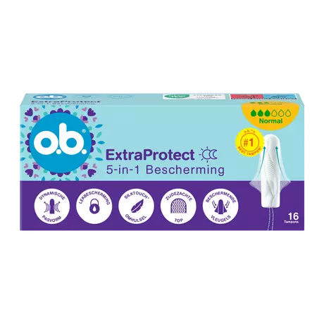 o.b.® Extra Protect Normal Tampons 16 Stuks