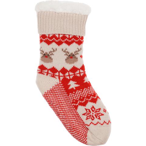 Huissokken Kerst rendier one size - 1 paar