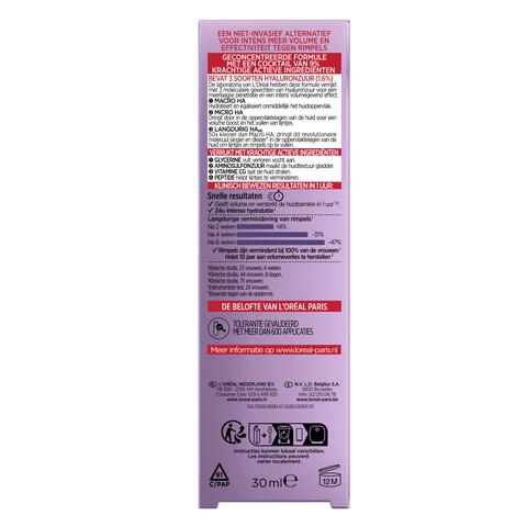 L'Oréal Paris Revitalift Filler 1,5% Hyaluronzuur Serum 30ML