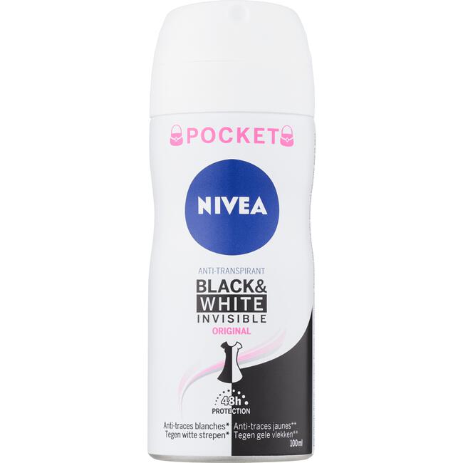 NIVEA Black & White Invisible Original Deodorant Spray 35 ML