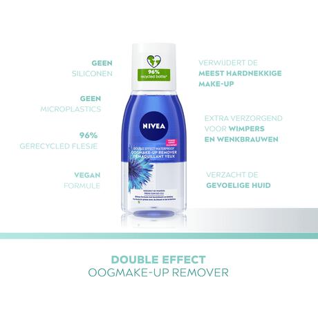 NIVEA Double Effect Waterproof Oogmake-up Remover 125 ML