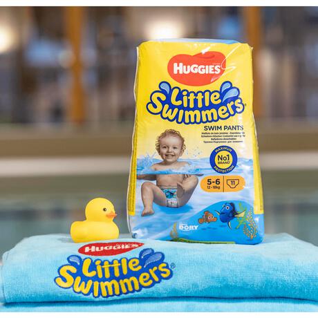 Huggies Little Swimmers Zwemluiers - Maat 5-6 Medium (12 Tot 18 kg) 11 stuks