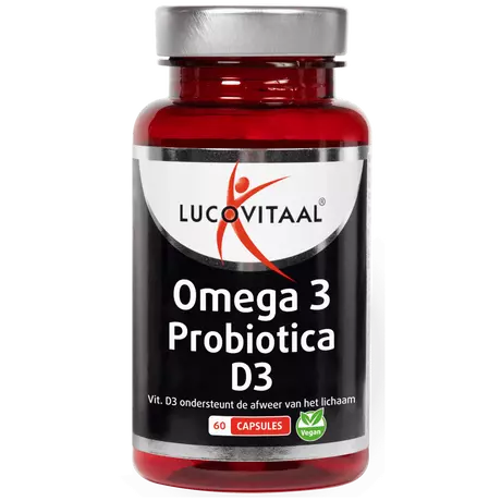 Lucovitaal Omega 3 Probiotica D3 Capsules 60 stuks