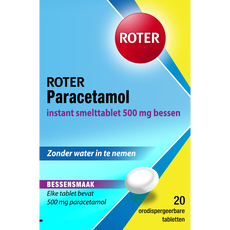 Roter Paracetamol smelttablet 500 mg 20 tabletten