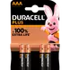 Duracell Batterijen Alkaline Plus AAA 4 stuks