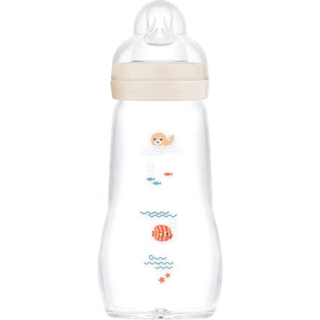 MAM Feel Good Babyfles Glas 260ML&nbsp;