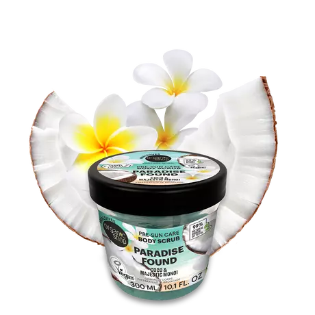Organic Shop Body Scrub Paradise Found 300 ML
