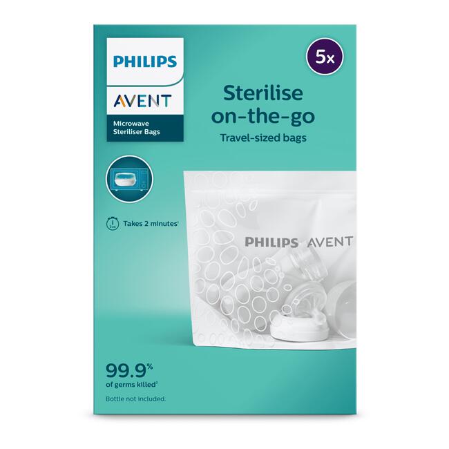 Philips Avent Sterelisatiezakjes on-the-go 5 st SCF297/05