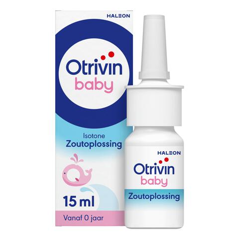 Otrivin Baby Zoutoplossing Neusspray bij een Verstopte Neus 15 ML