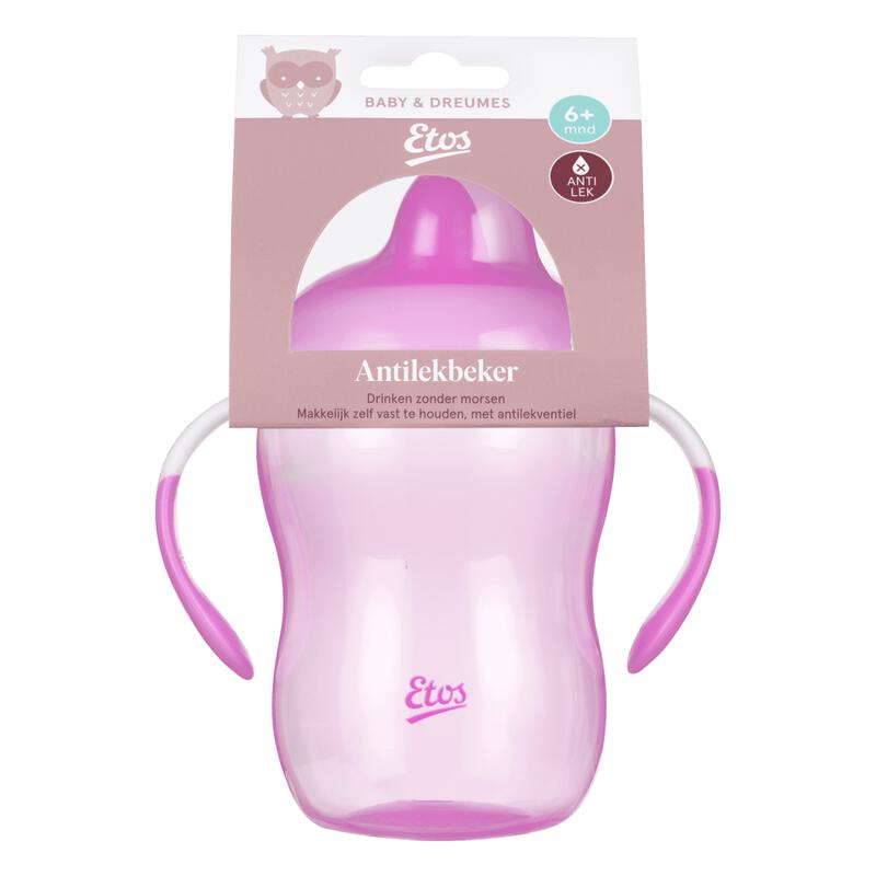 Etos Anti-Lek Beker Roze 250 ML