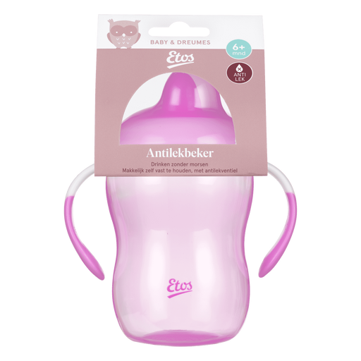 Etos Anti-Lek Beker Roze 250 ML