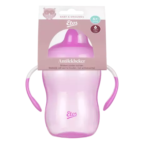 Etos Anti-Lek Beker Roze 250 ML