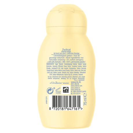 Zwitsal Baby Zeepvrije Wasgel Mini 75 ML