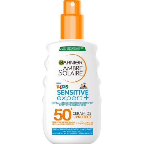 Garnier Ambre Solaire Kids Sensitive Expert+ Hypoallergene Zonnebrand Spray SPF50 150 ML