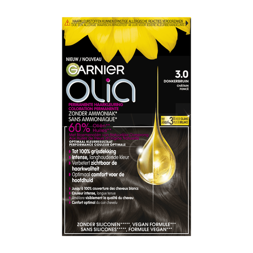 Garnier Olia Permanente Haarverf 3.0 Donkerbruin
