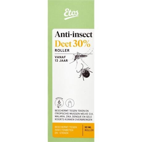 Etos Deet 30% Anti-Insect Roller 50 ML