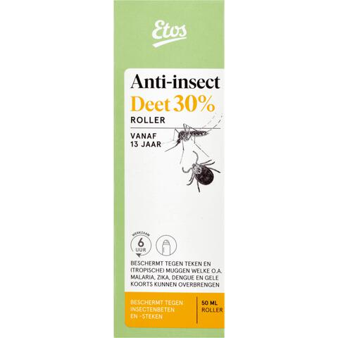 Etos Deet 30% Anti-Insect Roller 50 ML