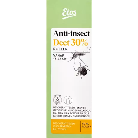 Etos Deet 30% Anti-Insect Roller 50 ML