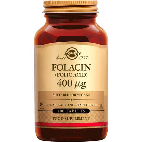 Solgar Folacin 400 mcg 100 tabletten