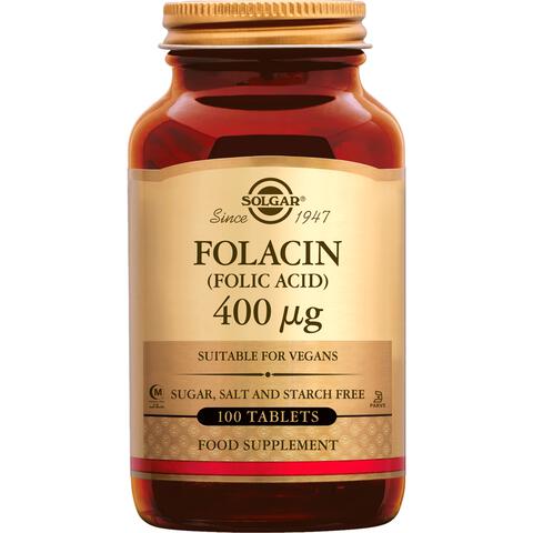 Solgar Folacin 400 mcg 100 tabletten